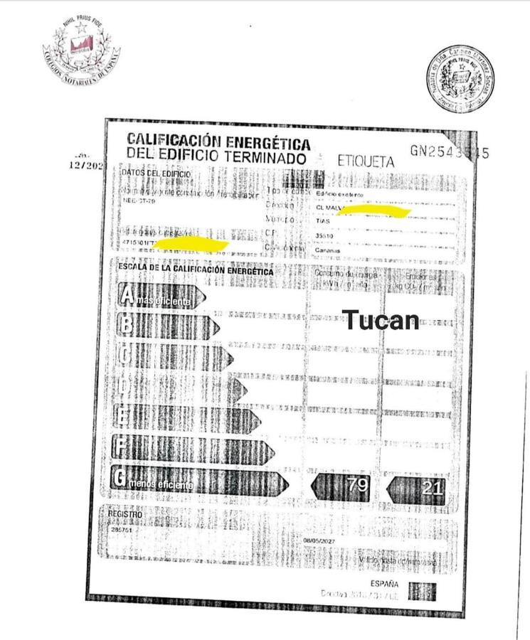 Vivienda Vacacional El Tucan Tías Exterior foto